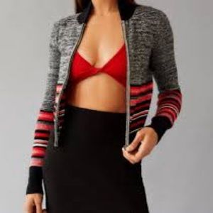 BDG Quinn Zip Up Sweater